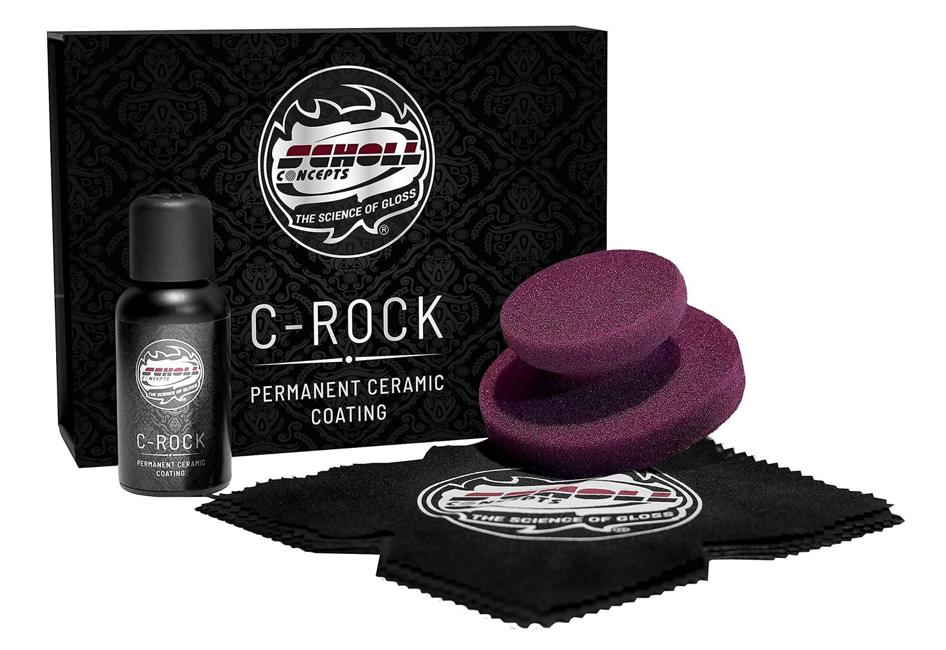 Scholl Concepts C-Rock Permanent Ceramic Coating | Premium Keramikversiegelung | Autolack-Versiegelung | Schützt bis zu 50.000 KM | Härtegrad 9H Scholl Concepts C-Rock Permanent Ceramic Coating | Premium Keramikversiegelung | Autolack-Versiegelung | Schützt bis zu 50.000 KM | Härtegrad 9H von Scholl Concepts