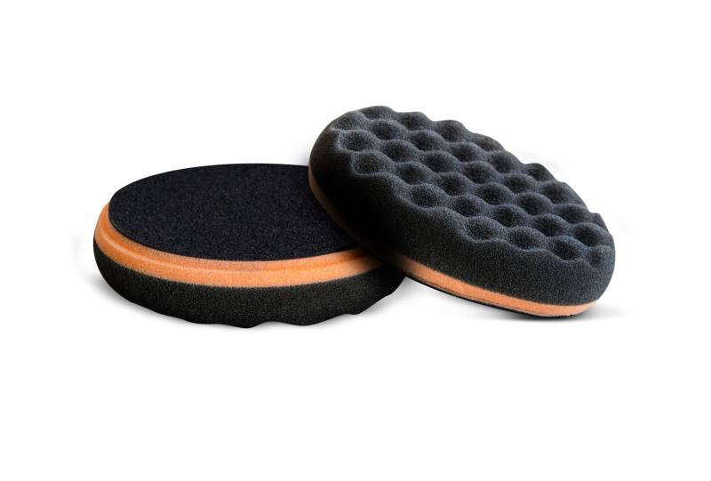 Scholl Concepts SOFTouch-Waffelschwamm L | Schwarz | 170mm Durchmesser | 2 Stück von Scholl Concepts