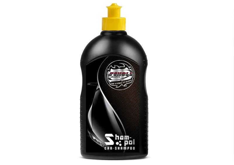 Scholl Concepts ShamPol | 500ml | Premium Autoshampoo | Polymer-Schutzschicht | Bemerkbarer Glanz | Schäumende Gel-Formulierung von Scholl Concepts