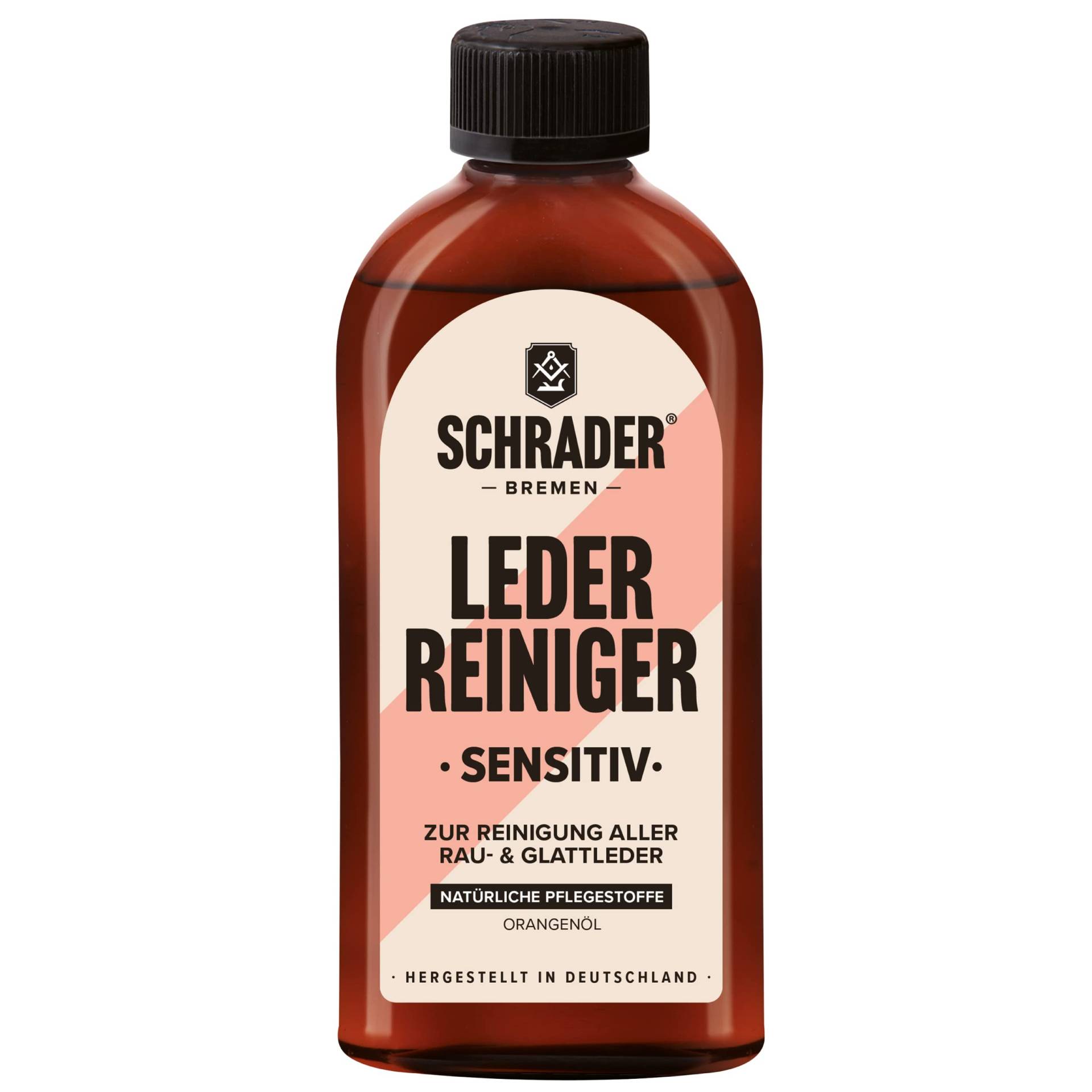 Schrader Leder Reiniger sensitiv - Reinigungsmittel für raues & glattes Leder - 250ml - Made in Germany Schrader Leder Reiniger sensitiv - Reinigungsmittel für raues & glattes Leder - 250ml - Made in Germany von Schrader Bremen