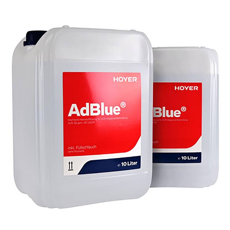 Hoyer AdBlue Hochreine SCR Harnstofflösung ISO 22241, 2x10 Liter von hoyer