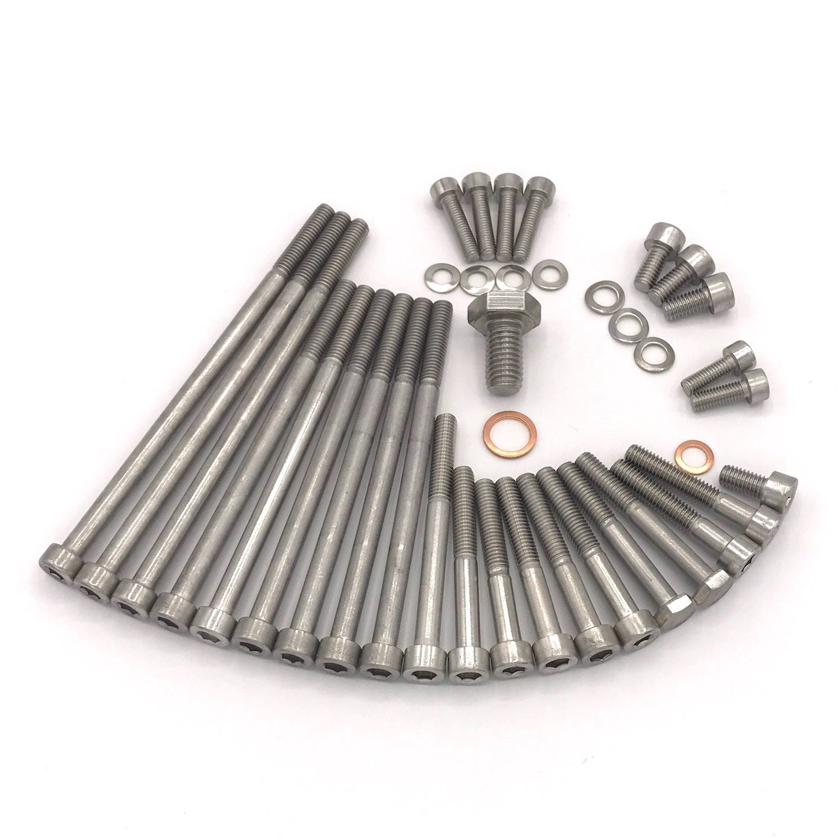 Zündapp Motor Schrauben Satz für Typ 561 R50 3-Gang-Motor Typ 267 Zylinderschrauben mit Innensechskant aus Edelstahl V2A Zündapp Motor Schrauben Satz für Typ 561 R50 3-Gang-Motor Typ 267 Zylinderschrauben mit Innensechskant aus Edelstahl V2A von Schrauben-Hupe