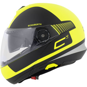 Schuberth C4 Pro Legacy Klapphelm Matt Schwarz Gelb von Schuberth