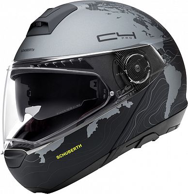 Schuberth C4 Pro Magnitudo, Klapphelm Damen - Schwarz/Grau - XS (52/53) von Schuberth