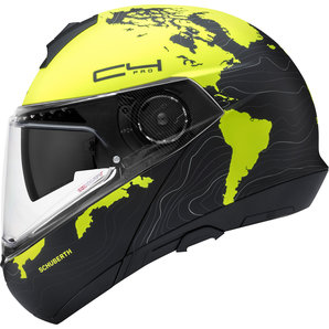 Schuberth C4 Pro Magnitudo Yellow Klapphelm Matt Schwarz Gelb von Schuberth