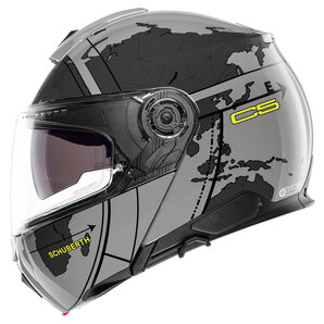 Schuberth C5 Globe Grey Klapphelm Matt Schwarz Anthrazit von Schuberth