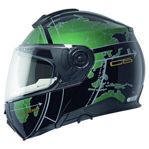 Schuberth C5 Globe Klapphelm Schwarz Grün Schuberth C5 Globe Klapphelm Schwarz Grün von Schuberth