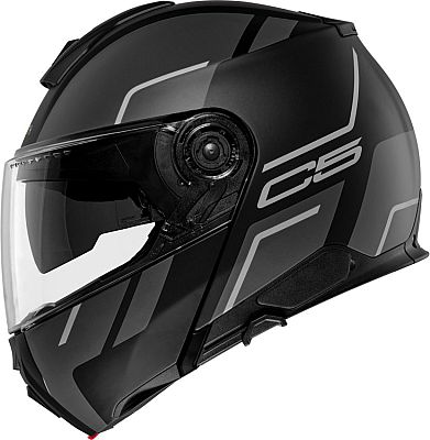 Schuberth C5 Master, Klapphelm - Matt Schwarz/Dunkelgrau/Weiß - XXL (62/63) von Schuberth