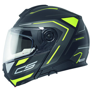 Schuberth C5 Omega Klapphelm Matt Schwarz Neon Gelb Schuberth C5 Omega Klapphelm Matt Schwarz Neon Gelb von Schuberth