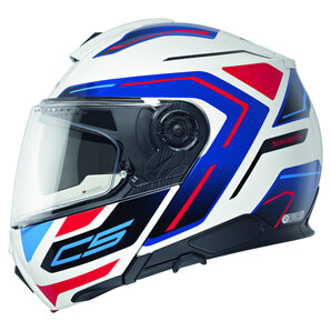 Schuberth C5 Omega Klapphelm Weiss Schwarz Rot Blau Schuberth C5 Omega Klapphelm Weiss Schwarz Rot Blau von Schuberth