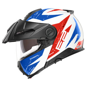 Schuberth E2 Explorer Blue Klapphelm Blau Weiss Rot Schwarz Schuberth E2 Explorer Blue Klapphelm Blau Weiss Rot Schwarz von Schuberth
