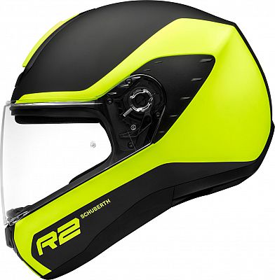 Schuberth R2 Nemesis, Integralhelm - Matt Schwarz/Neon-Gelb - XS (53) von Schuberth