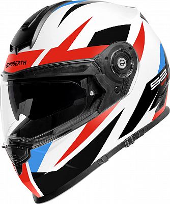 Schuberth S2 Sport Polar, Integralhelm - Weiß/Schwarz/Rot/Blau - S (54/55) von Schuberth