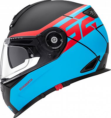 Schuberth S2 Sport Rush, Integralhelm - Matt Schwarz/Blau/Rot - S (55) von Schuberth