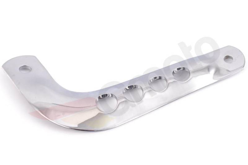 Auspuffstrebe kurz - Enduro - Stahl verchromt von Schwalbe
