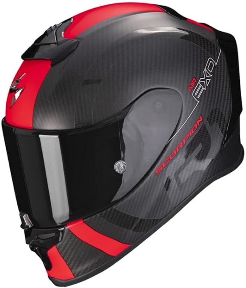 EXO R1 EVO CARBON AIR MG M NERO OPACO-ROSSO von Scorpion Exo