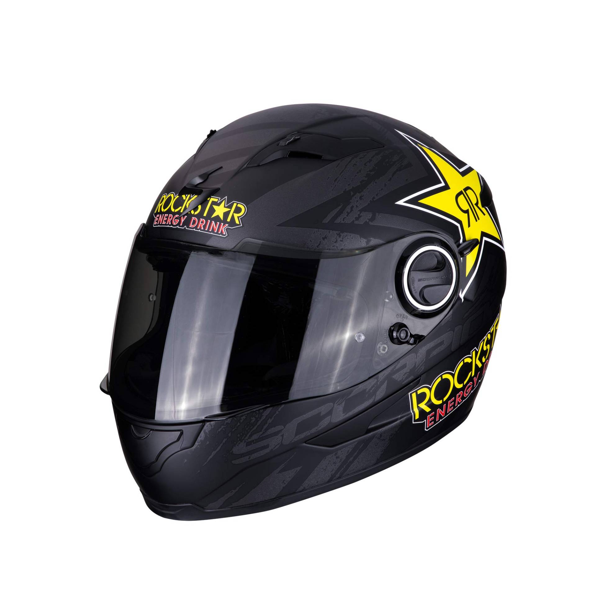 Scorpion Unisex – Erwachsene NC Motorrad Helm, Schwarz/Gelb, XS von ScorpionEXO