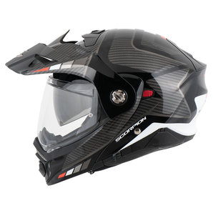 Scorpion ADX-2 Camino Endurohelm Schwarz Silber Rot von Scorpion