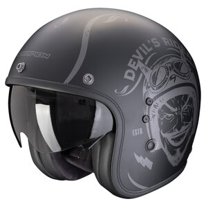 Scorpion Belfast Evo Romeo Jethelm Matt Schwarz Silber Scorpion Belfast Evo Romeo Jethelm Matt Schwarz Silber von Scorpion