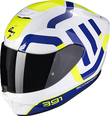 Scorpion EXO-391 Arok, Integralhelm - Weiß/Blau/Neon-Gelb - XS Scorpion EXO-391 Arok, Integralhelm - Weiß/Blau/Neon-Gelb - XS von Scorpion