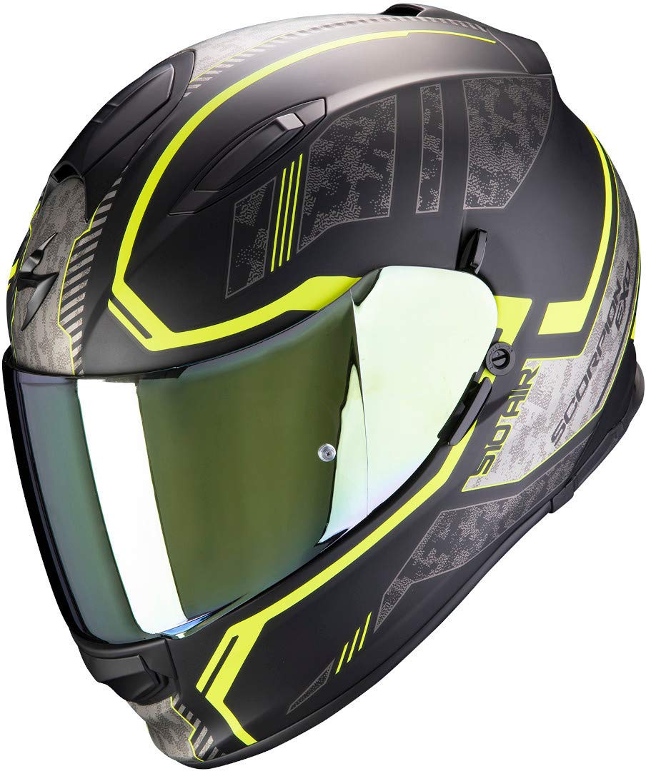 Scorpion Herren EXO-510 AIR OCCULTA Matt Black-Neon Yellow XXL Motorcycle Helmets von Scorpion