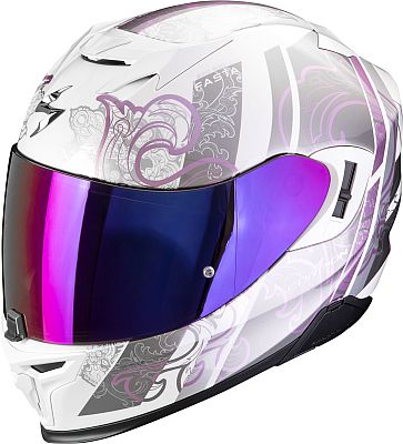 Scorpion EXO-520 Evo Air Fasta, Integralhelm - Weiß/Lila - XL von Scorpion