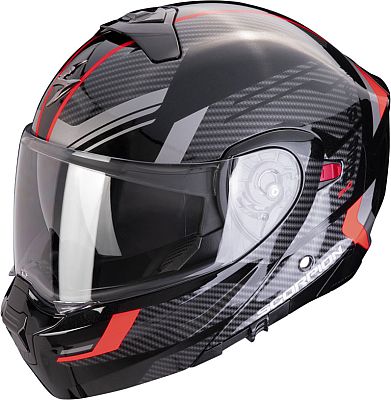 Scorpion EXO-930 EVO Sikon, Klapphelm - Schwarz/Silber-Rot - XXL Scorpion EXO-930 EVO Sikon, Klapphelm - Schwarz/Silber-Rot - XXL von Scorpion