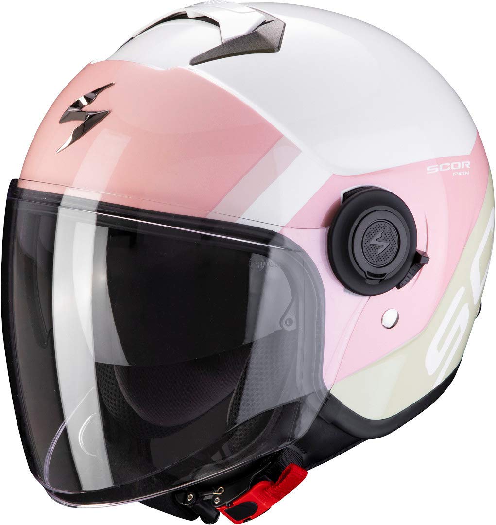 Scorpion Motorradhelm EXO-CITY SYMPA White-Coral-Green, Rosa/Weiss, L Scorpion Motorradhelm EXO-CITY SYMPA White-Coral-Green, Rosa/Weiss, L von ScorpionEXO