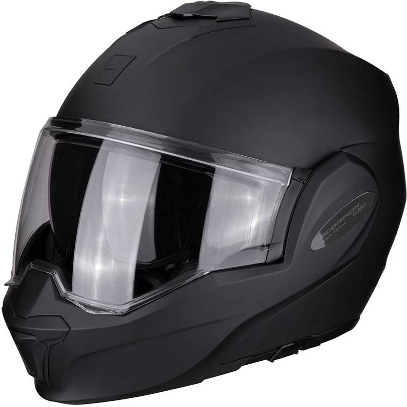 Scorpion Herren EXO-TECH SOLID Matt Black XXL Motorcycle Helmets von ScorpionEXO