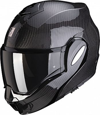 Scorpion EXO-Tech Evo Carbon Solid, Modularhelm - Schwarz - L von Scorpion