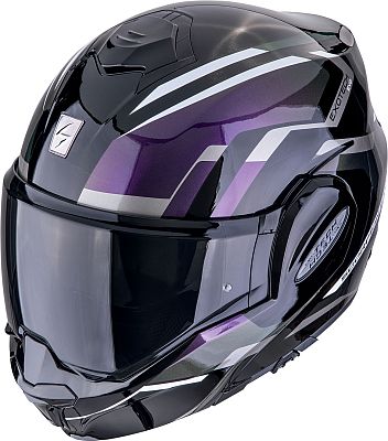Scorpion EXO-Tech Evo Furio, Modularhelm - Schwarz/Lila/Grün - M Scorpion EXO-Tech Evo Furio, Modularhelm - Schwarz/Lila/Grün - M von Scorpion