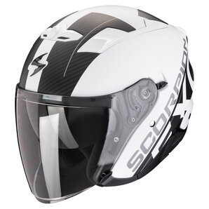 Scorpion Exo-230 QR Jethelm Matt Weiss Schwarz Scorpion Exo-230 QR Jethelm Matt Weiss Schwarz von Scorpion