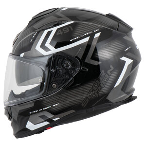 Scorpion Exo-491 Spin Integralhelm Schwarz Weiss von Scorpion