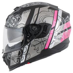 Scorpion Exo-520 Evo Air Fasta Integralhelm Matt Schwarz Silber Pink Scorpion Exo-520 Evo Air Fasta Integralhelm Matt Schwarz Silber Pink von Scorpion