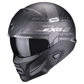 Scorpion Exo-Combat II Xenon Jethelm Matt Schwarz Weiss von Scorpion