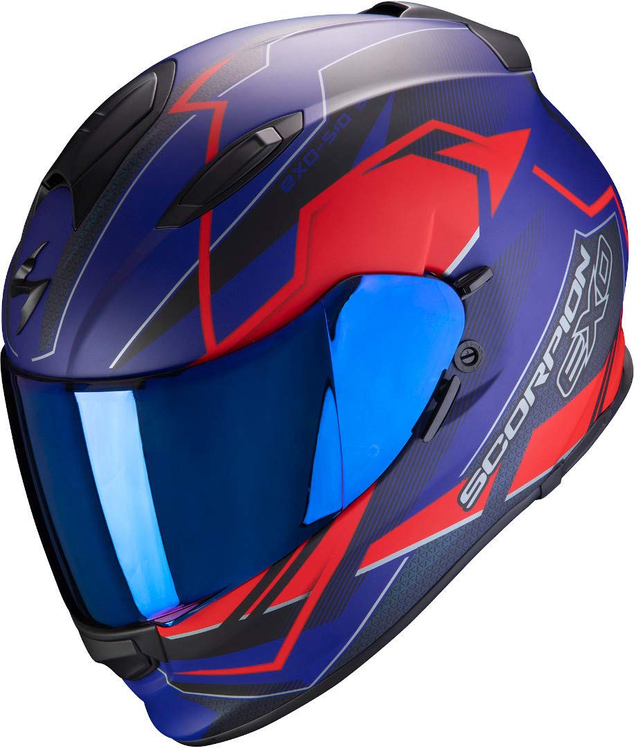 Scorpion Herren EXO-510 AIR BALT Matt Blue-Red XXL Motorcycle Helmets von Scorpion