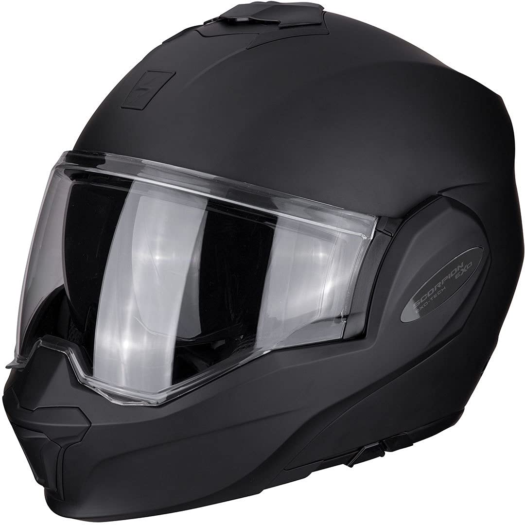 Scorpion Herren EXO-TECH SOLID Matt Black XL Motorcycle Helmets von Scorpion