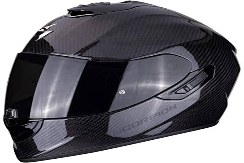 Scorpion 2476_25849 Motorradhelm Exo 1400 Air Carbon Solid, schwarz, Größe M von ScorpionEXO
