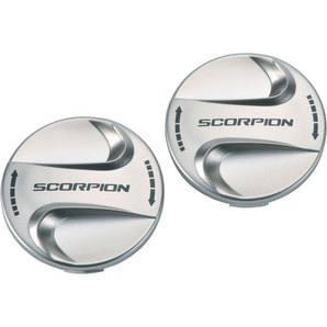 Scorpion Seitendeckel EXO-490 / EXO-500 und EXO-1000 Chrom von Scorpion