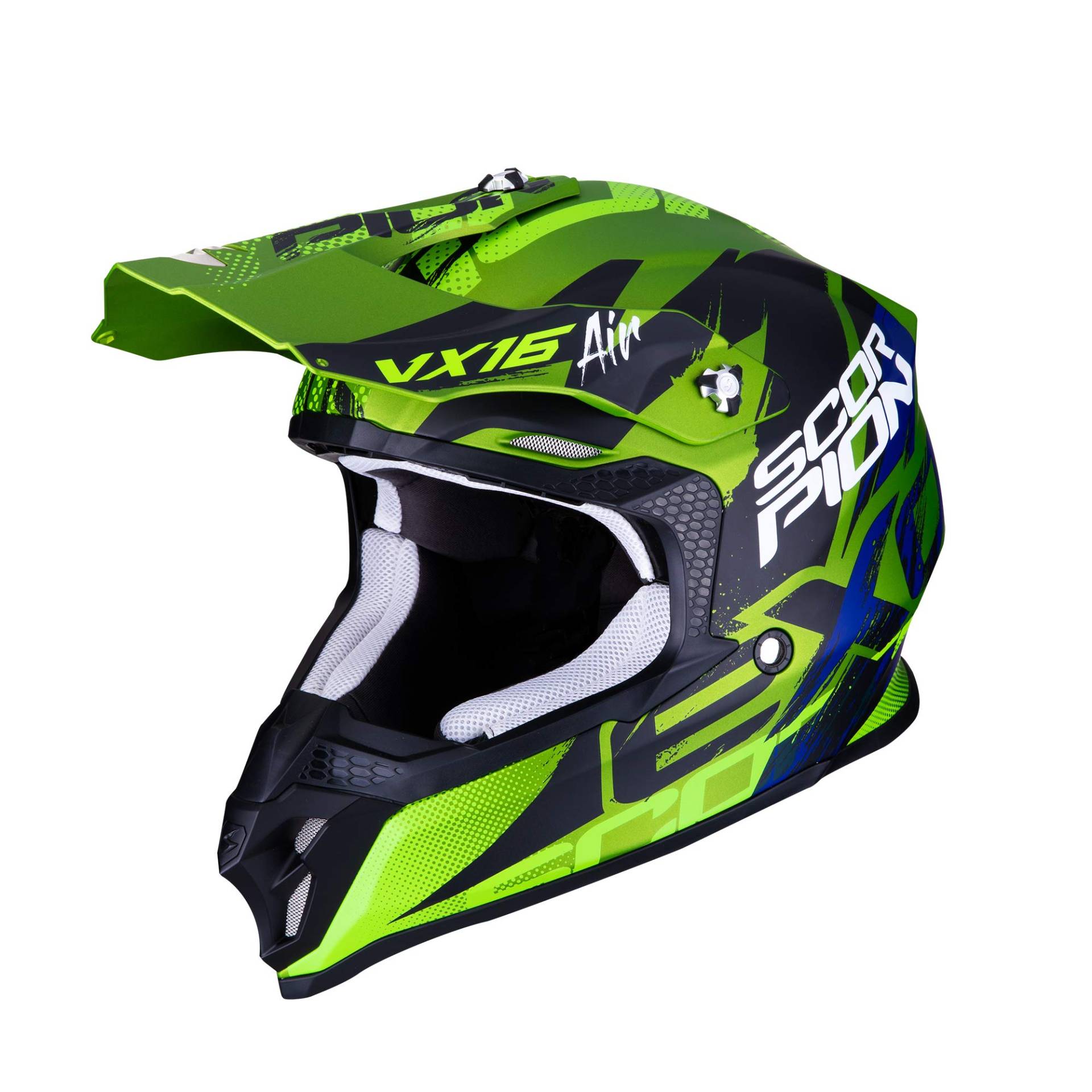 Scorpion Unisex – Erwachsene 46-268-128-03 Motorcycle Helmets, Grün, S von Scorpion