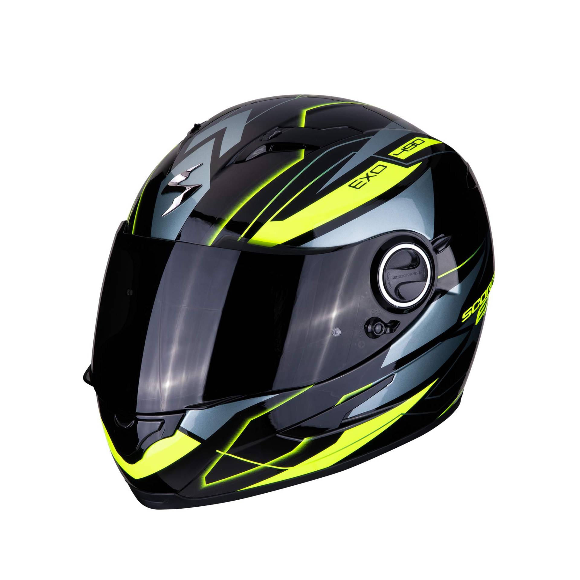 Scorpion Unisex – Erwachsene NC Motorrad Helm, Schwarz, L von Scorpion