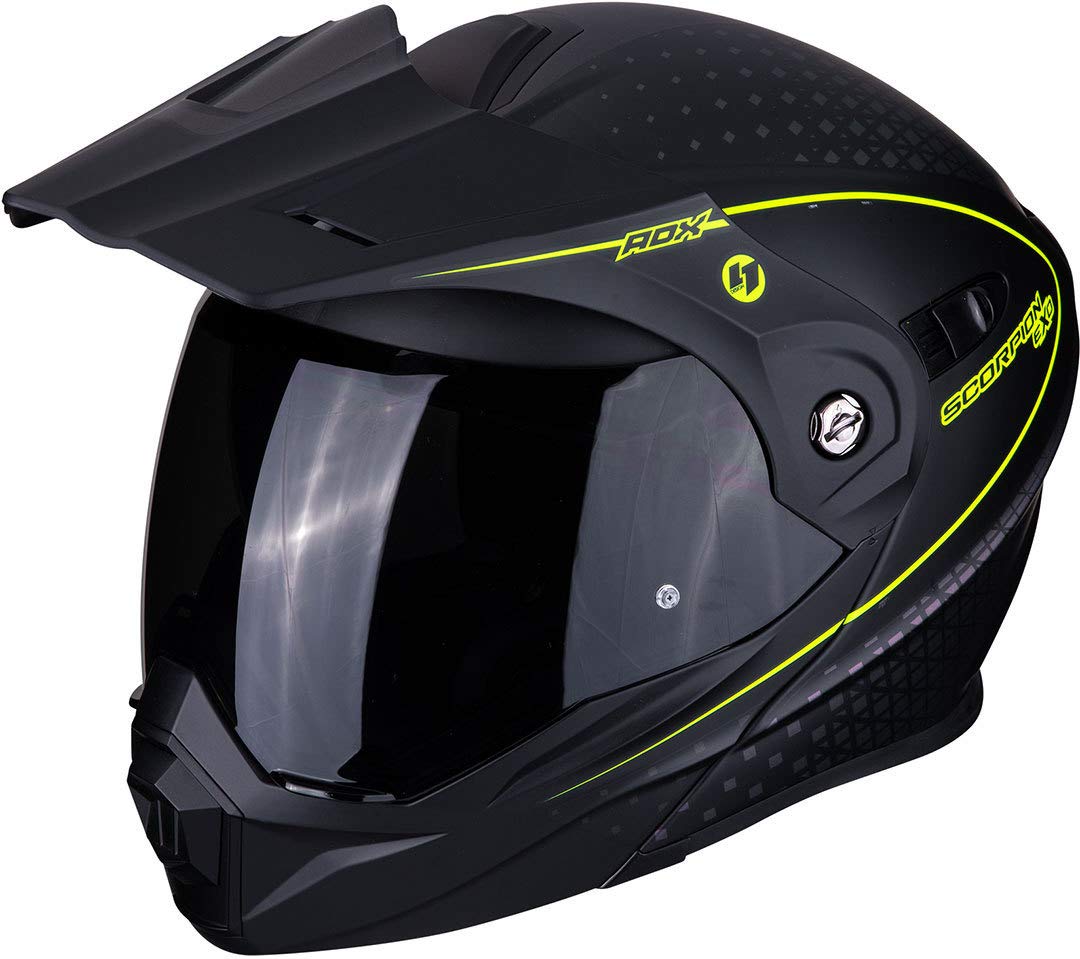 Scorpion Unisex – Erwachsene NC Motorrad Helm, Schwarz, S von Scorpion