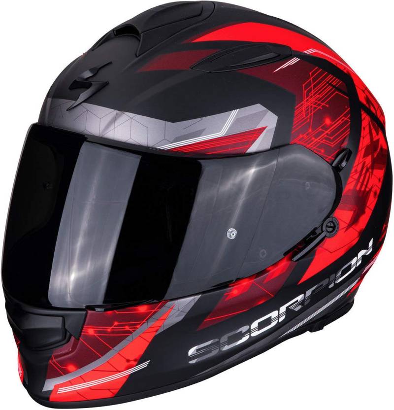 Scorpion Unisex – Erwachsene NC Motorrad Helm, Schwarz/Rot, L von Scorpion