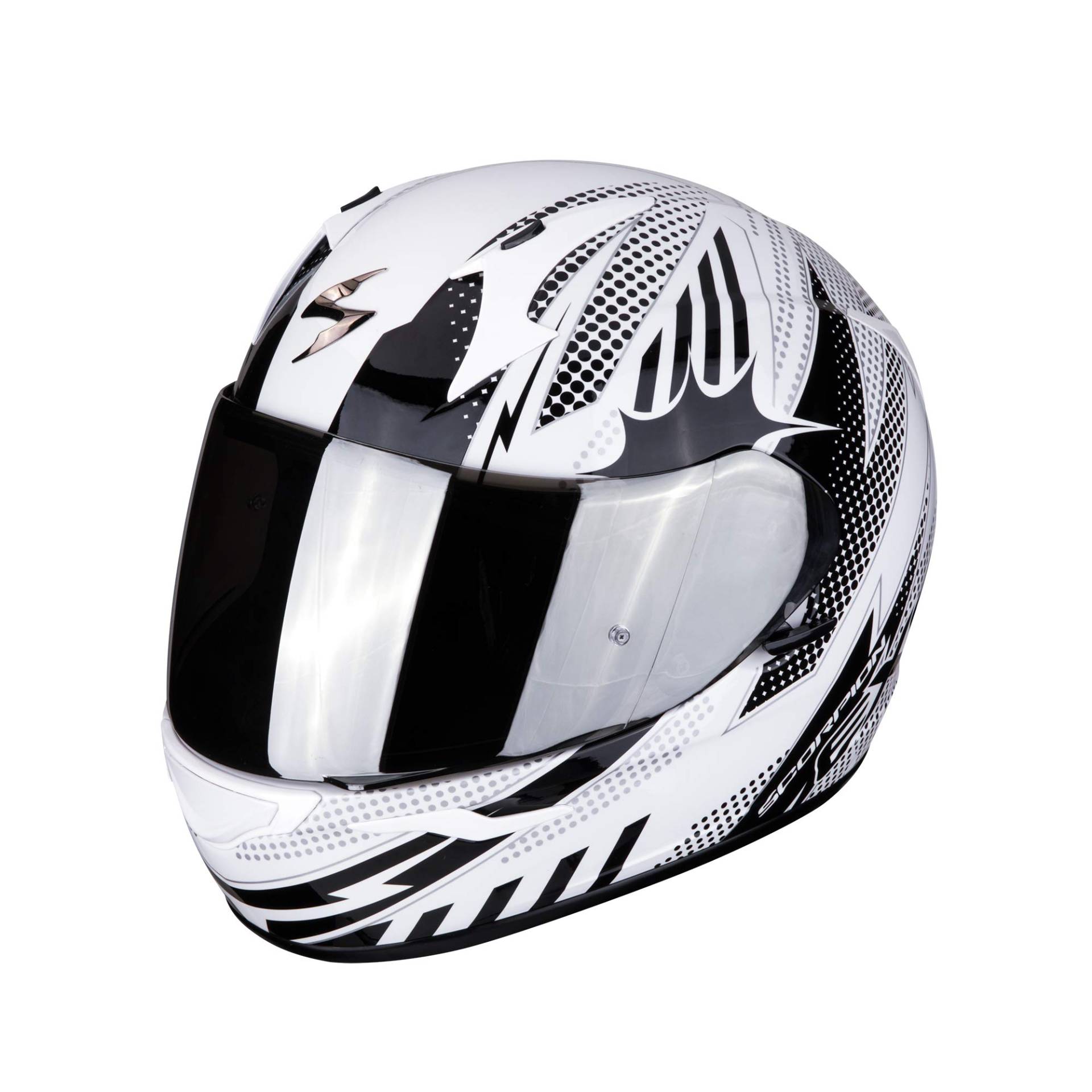 Scorpion Unisex – Erwachsene NC Motorrad Helm, Weiss/Schwarz, XL von Scorpion