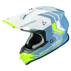 Scorpion VX-16 Evo Air Fusion Crosshelm Blau Neon Gelb Scorpion VX-16 Evo Air Fusion Crosshelm Blau Neon Gelb von Scorpion