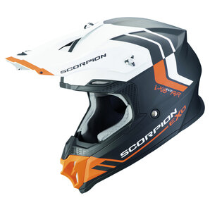 Scorpion VX-16 Evo Air Fusion Crosshelm Matt Schwarz Orange Scorpion VX-16 Evo Air Fusion Crosshelm Matt Schwarz Orange von Scorpion