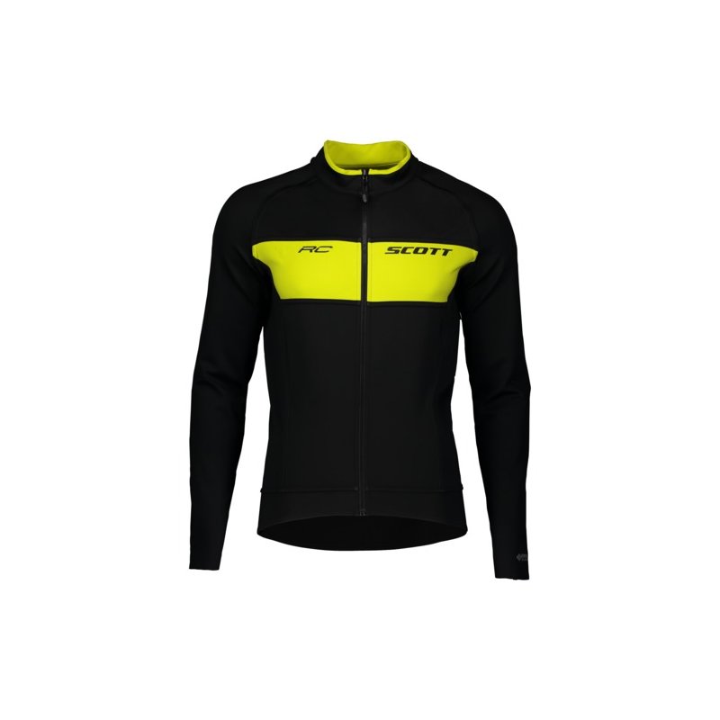 Scott Jacke M's RC Warm Reversible WB - black/Sulphur yellow von Scott Sports