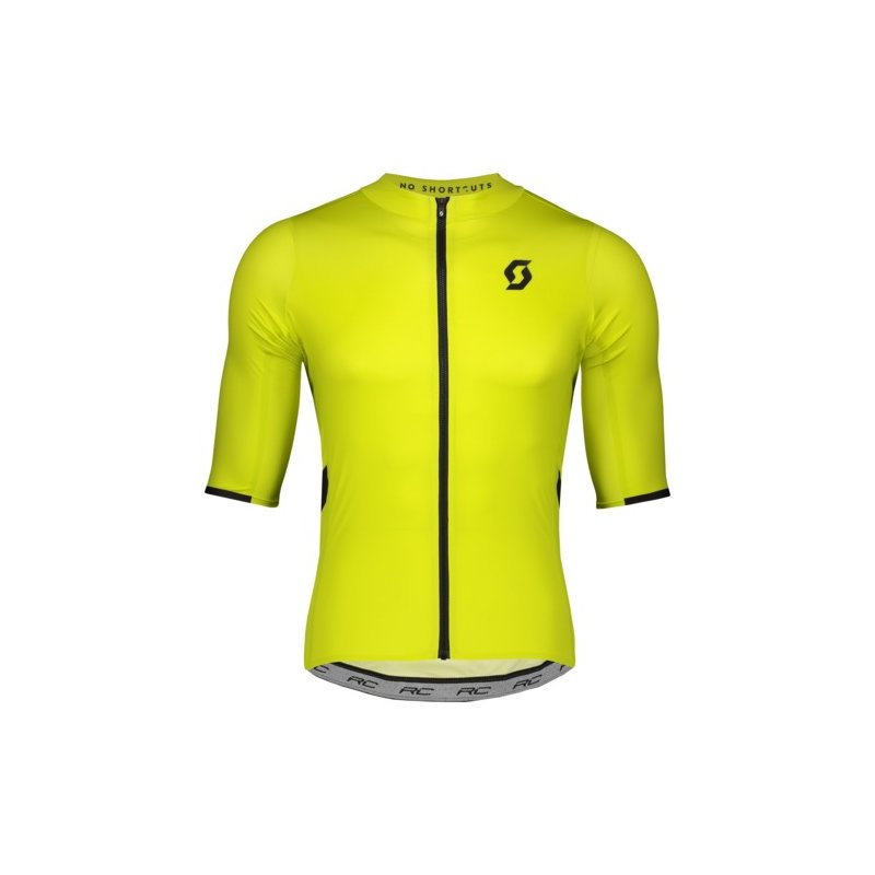 Scott Shirt M's RC Premium s/sl - sulphur yellow/black/M von Scott Sports