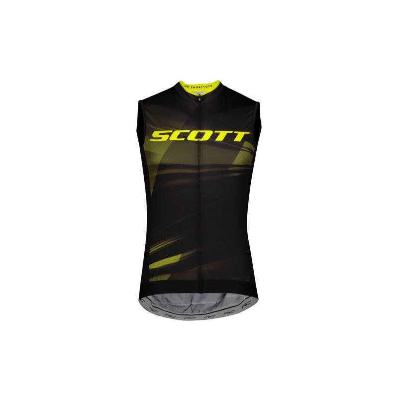 Scott Shirt M's RC Pro w/o sl - black/Sulphur yellow von Scott Sports