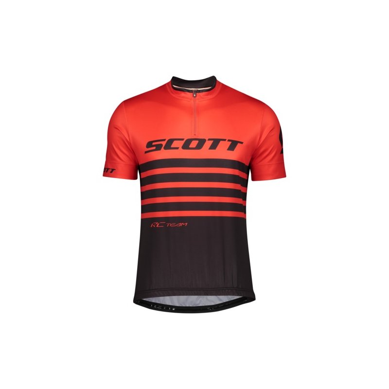 Scott Shirt M's RC Team 20 s/sl - fiery red/black/S von Scott Sports